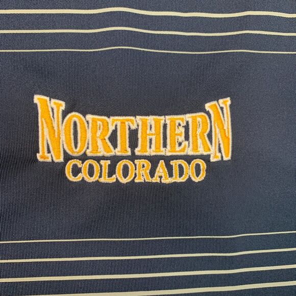 Under Armour Northern Colorado Bears Polo Shirt Men XL Extra Large Navy HeatGear - Picture 5 of 11